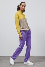 Roll -Up Hem Jersey Trousers