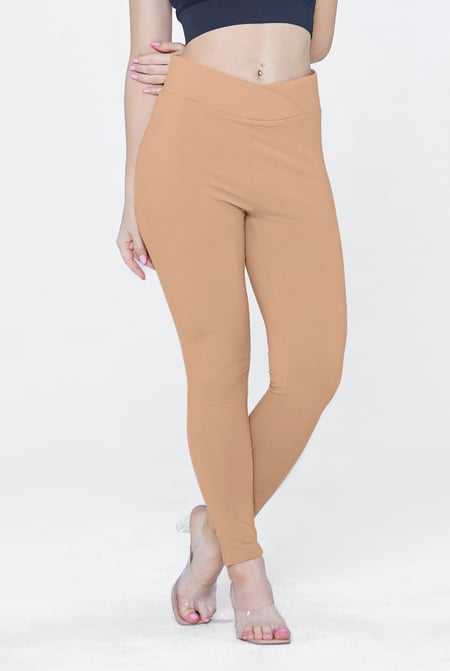Brown Active Yoga Leggings