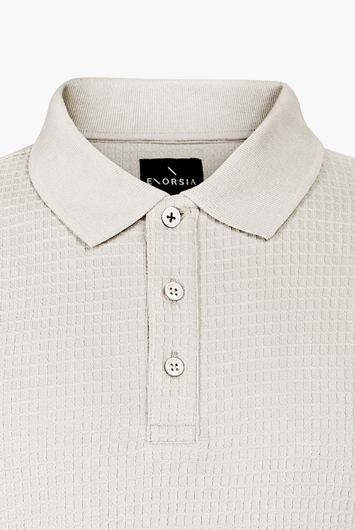 Men's Premium Polo Shirt With Stripe Rib