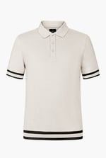 Men's Premium Polo Shirt With Stripe Rib