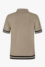 Men's Premium Polo Shirt With Stripe Rib
