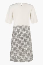 Printed Skirt Detail Design Jersey Dress