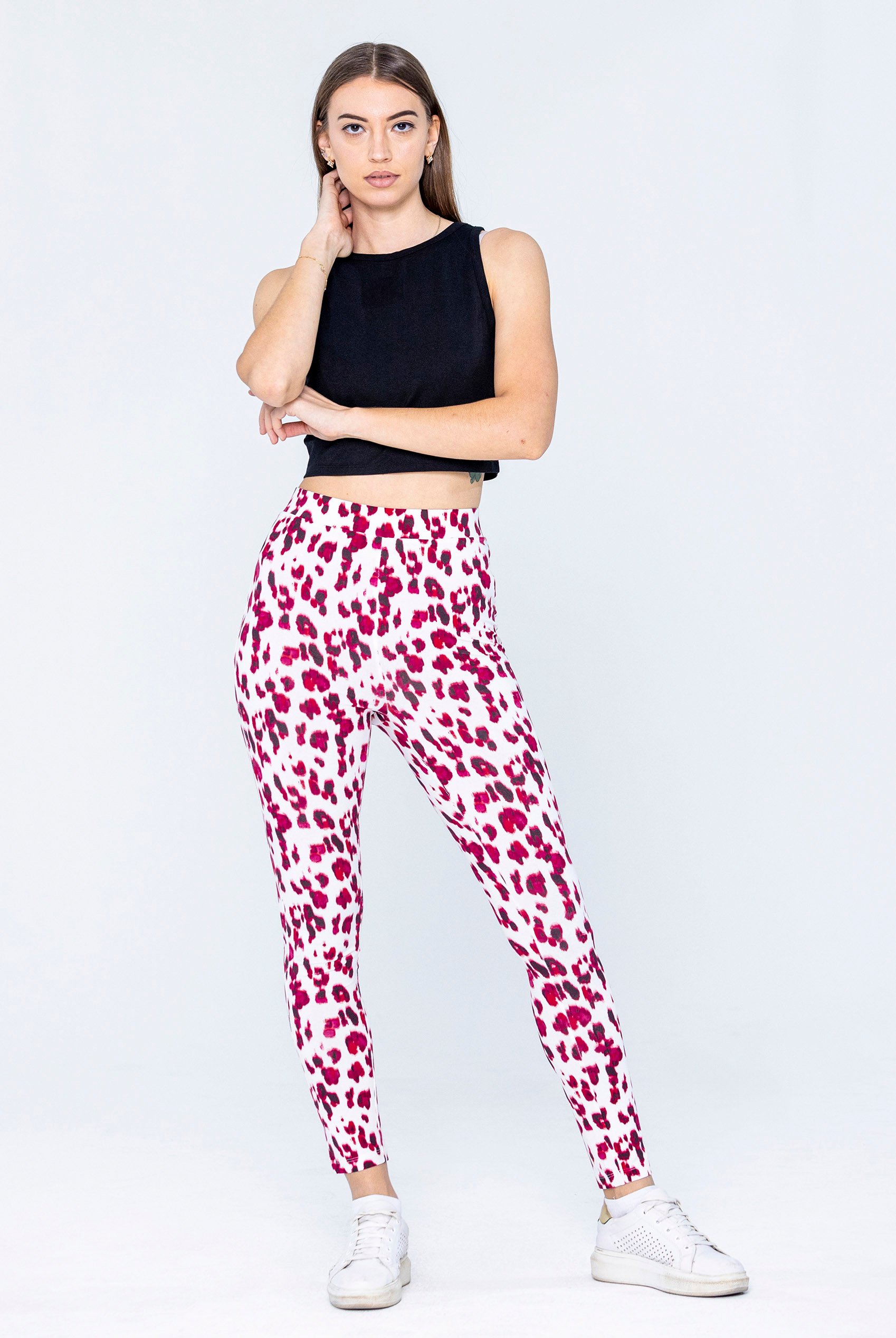 Leopard Print Regular length Leggings
