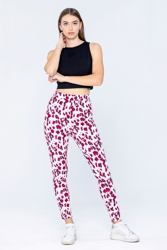 Leopard Print Regular length Leggings