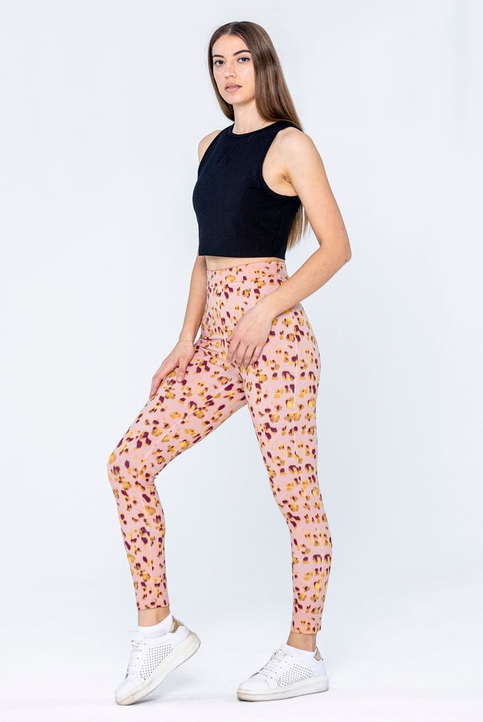 Leopard Print Regular length Leggings
