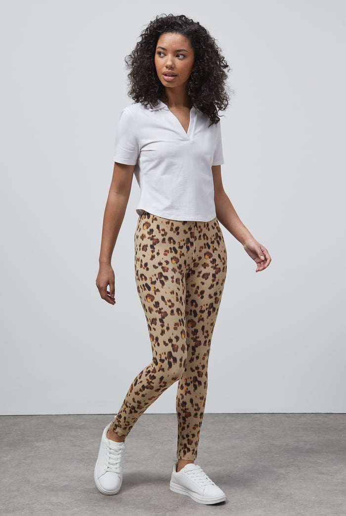 Leopard Print Regular length Leggings