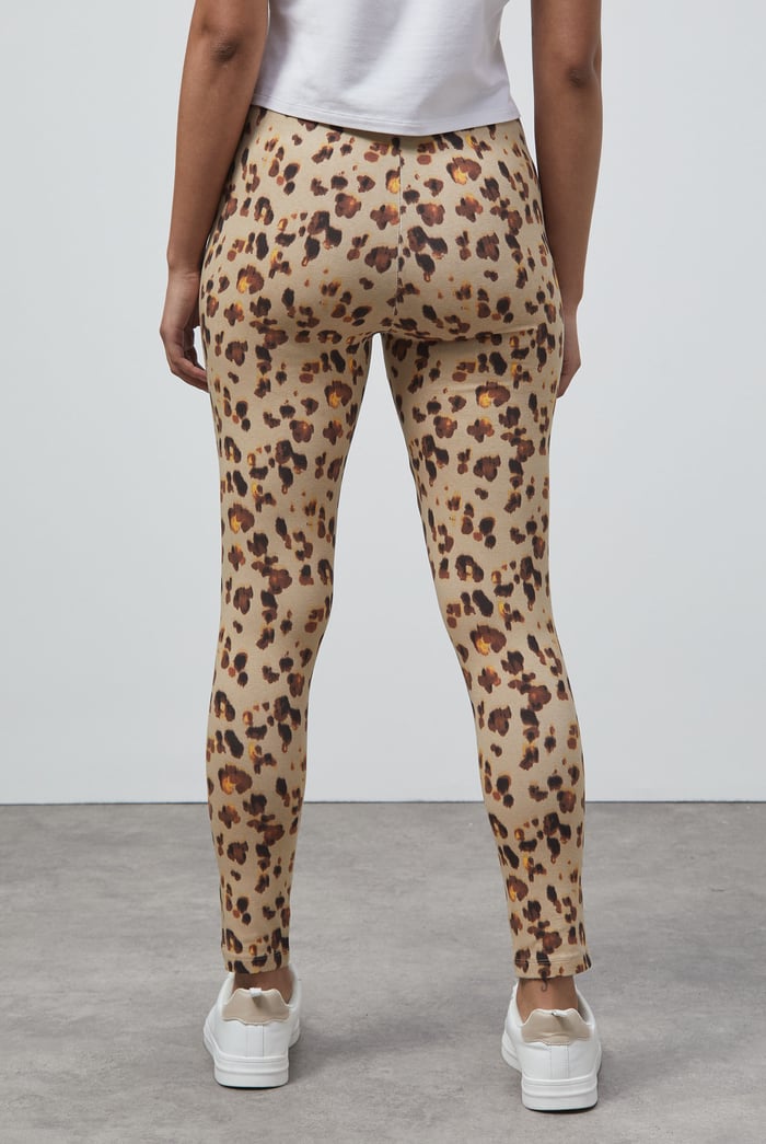 Leopard Print Regular length Leggings