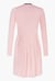 Ribbed Jersey Mini Dress With Lace Neck