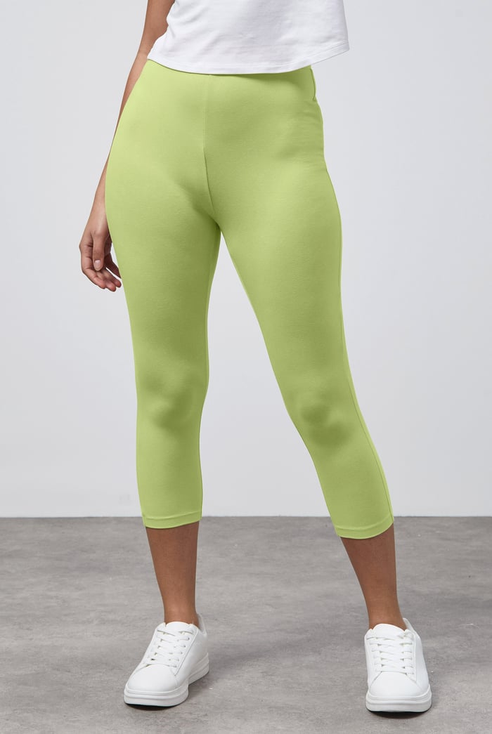 Cropped High Waist Leggings