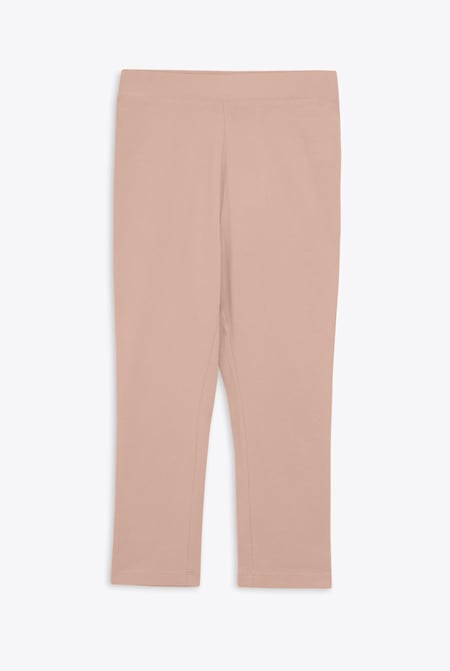Nude Cropped High Waist Leggings