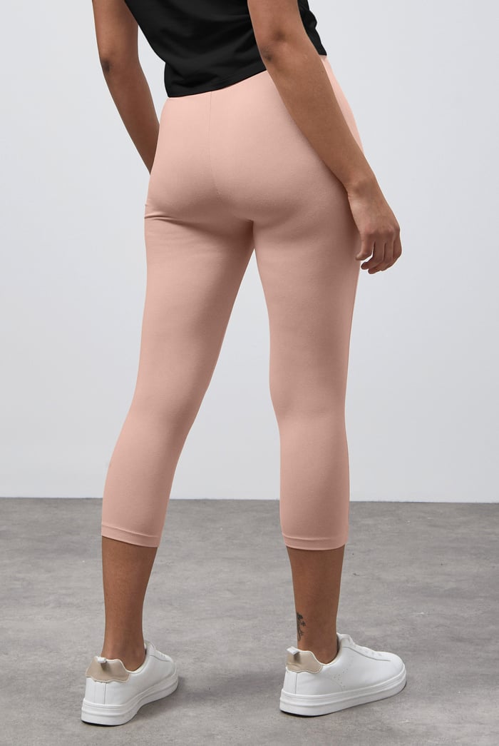 Cropped High Waist Leggings