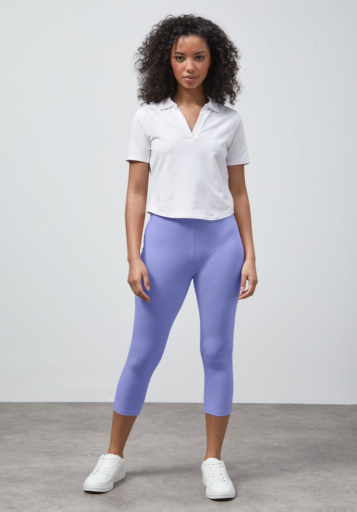 Cropped High Waist Leggings