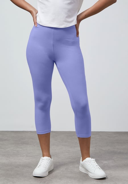 Nude Cropped High Waist Leggings
