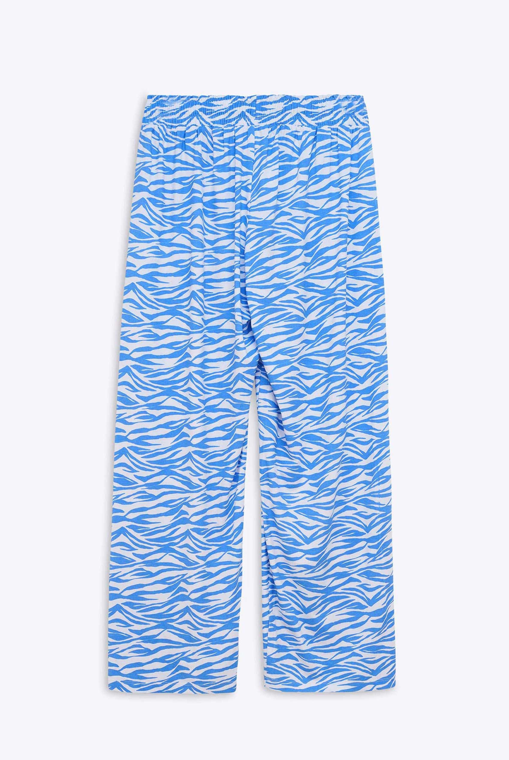 Zebra Print Straight leg Trousers