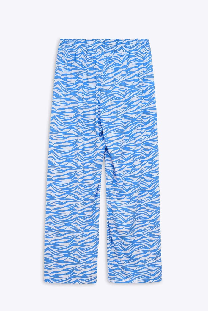 Zebra Print Straight leg Trousers