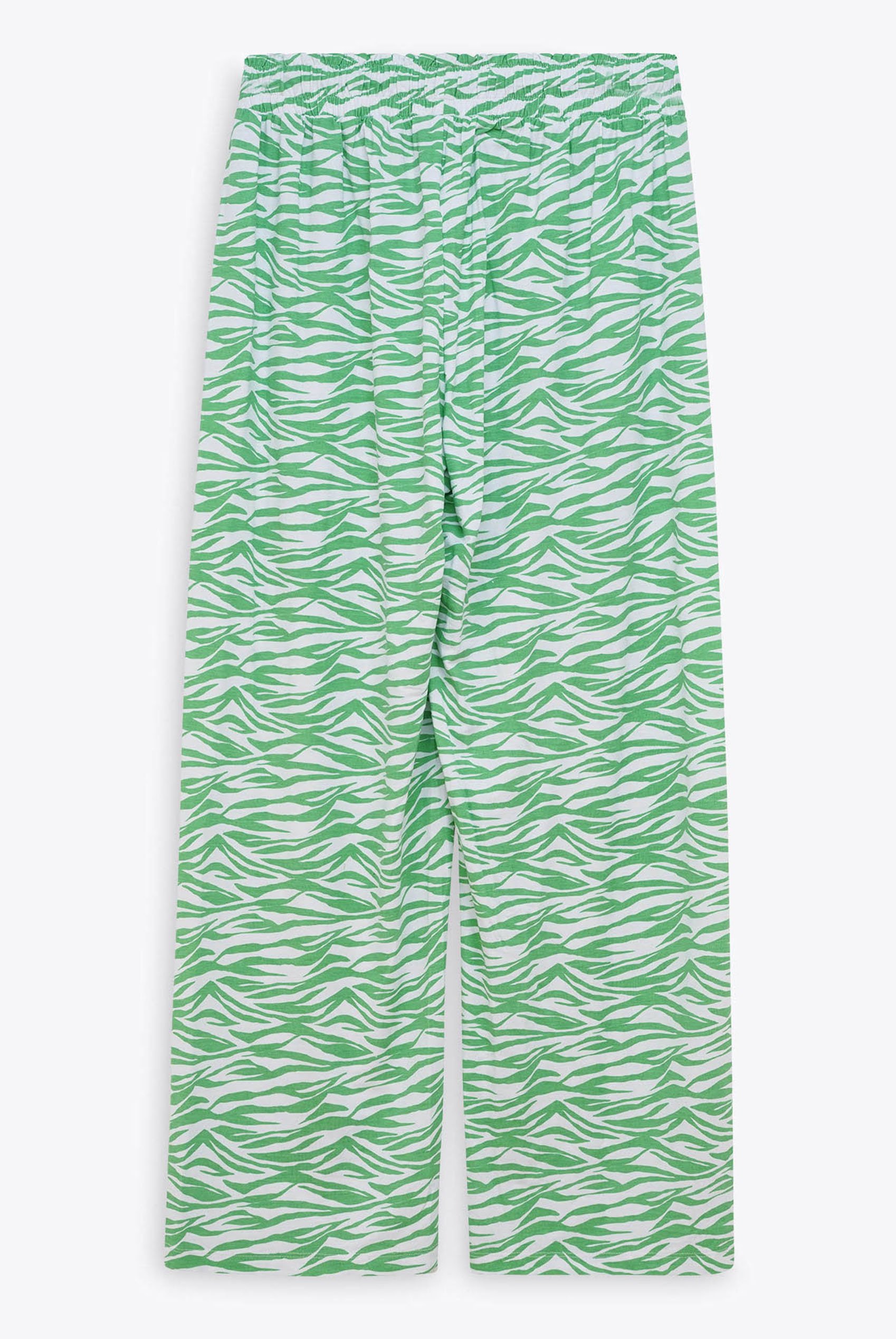Zebra Print Straight leg Trousers