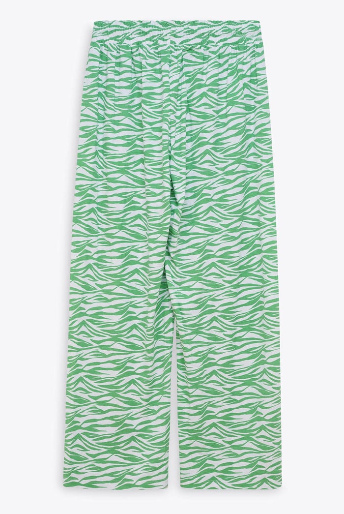 Zebra Print Straight leg Trousers