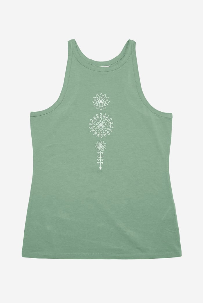 Motif Embroidered Tank Top