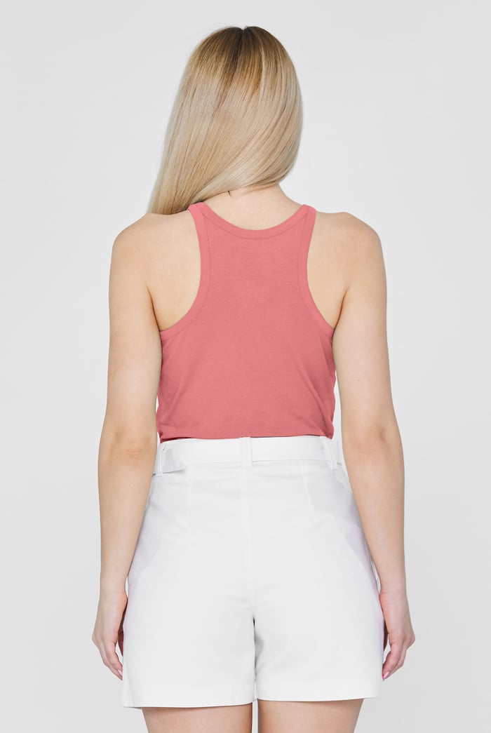 Motif Embroidered Tank Top