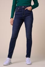 Womens Dark Blue Skinny Jeans
