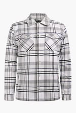 Borg Lined Plaid Check Shacket