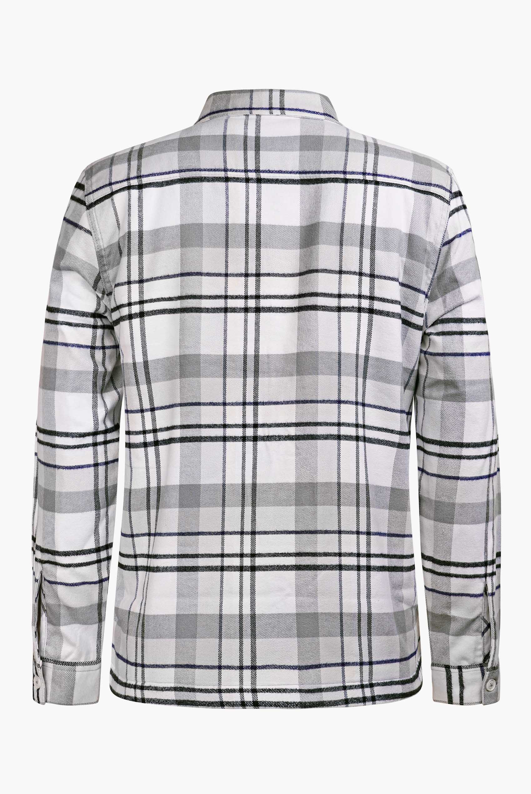 Borg Lined Plaid Check Shacket
