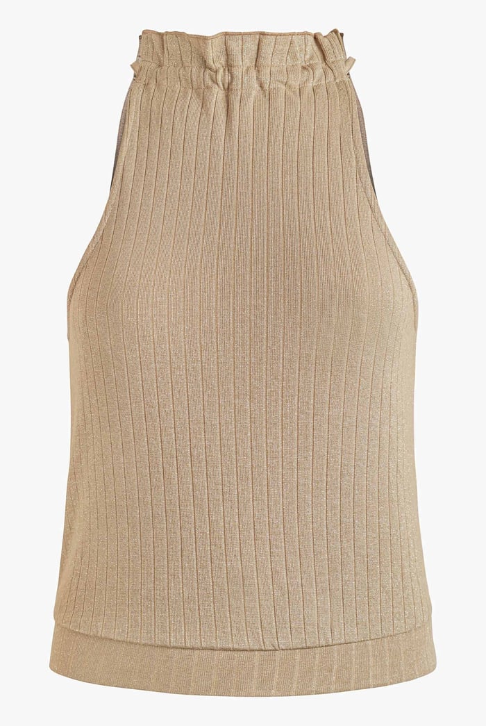 Halter Neck Bow Details Crop Top