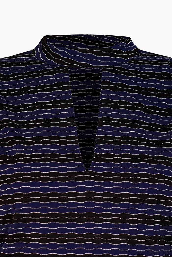 High Neck V-Cut Crop Top