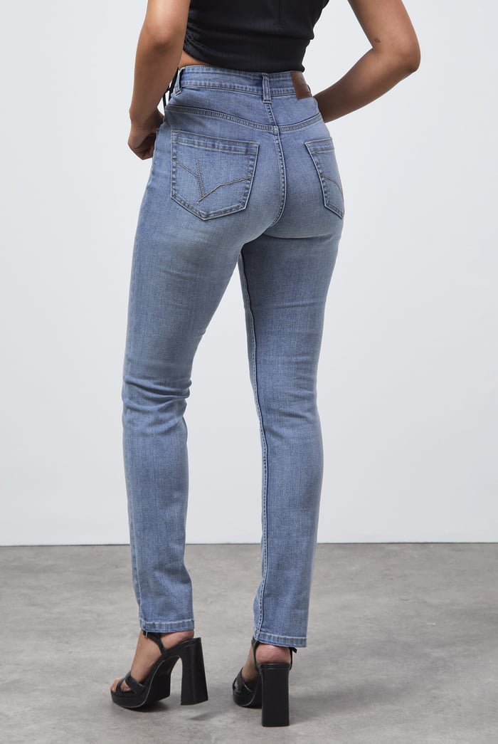 High Waist Slim Fit Jeans