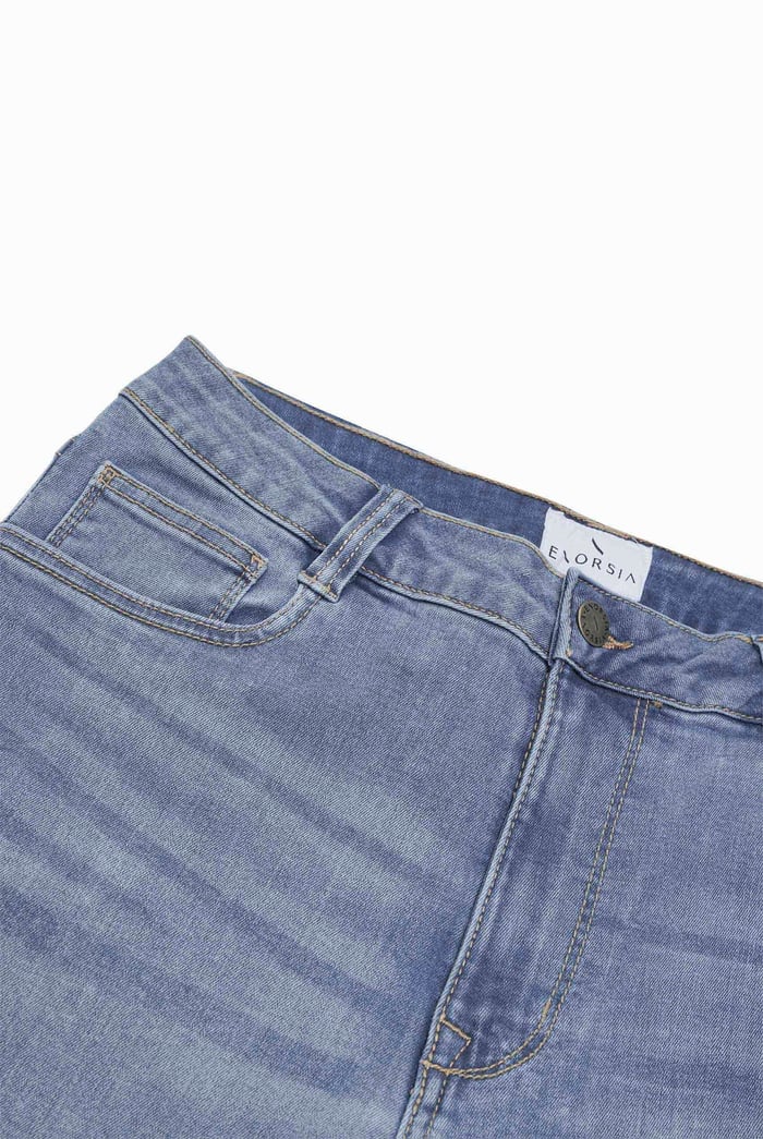 High Waist Slim Fit Jeans