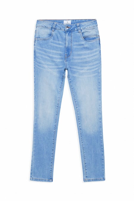 Mid Waist Skinny Jeans