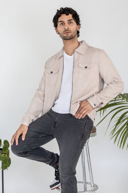 Men's Viscose Blend Soft Lined Jacket