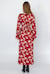 Floral Elegance Maxi Dress With Removable Sleeve