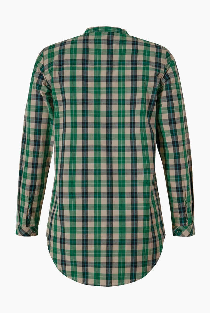 Womens Regular Fit Paper-Touch Poplin Shirt