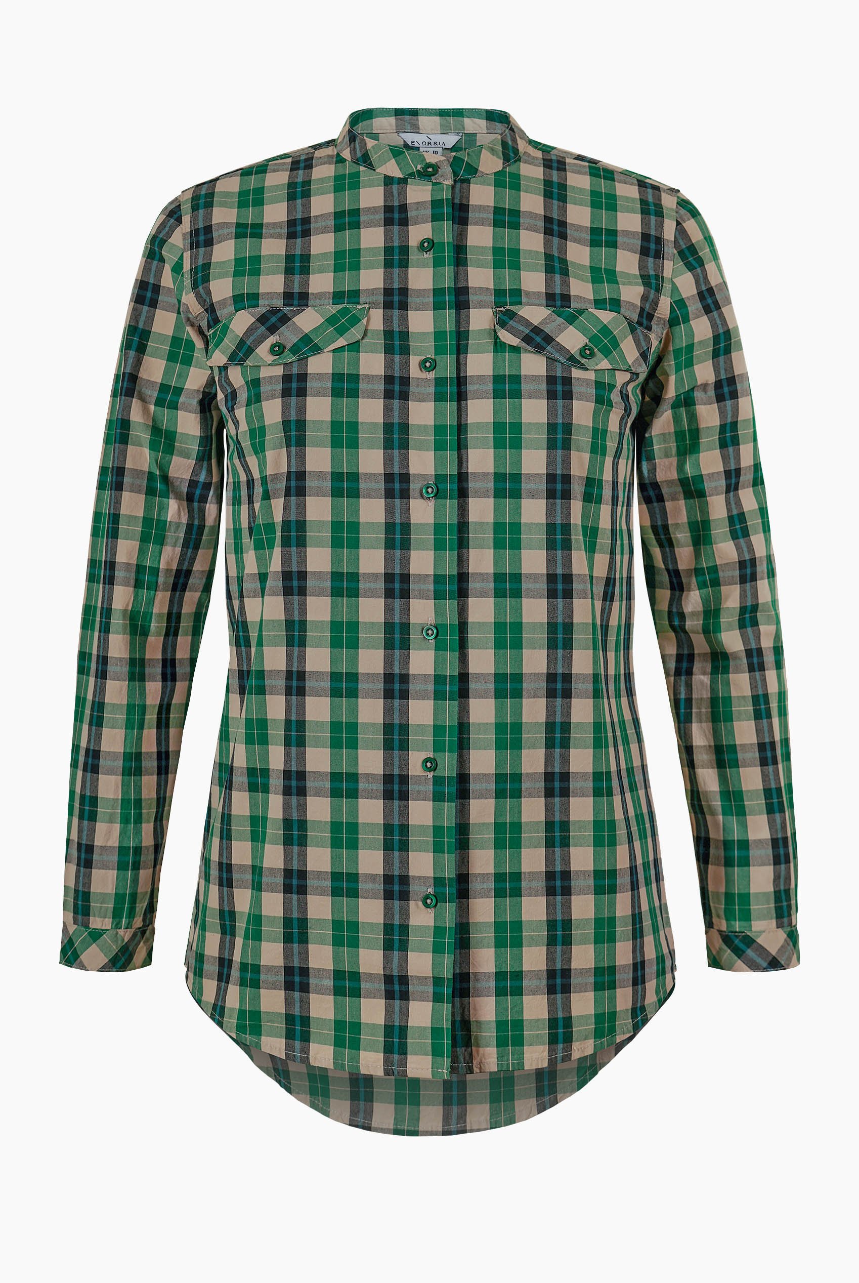 Womens Regular Fit Paper-Touch Poplin Shirt