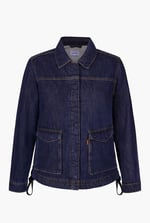 Denim Trucker Jacket With Borg Lining