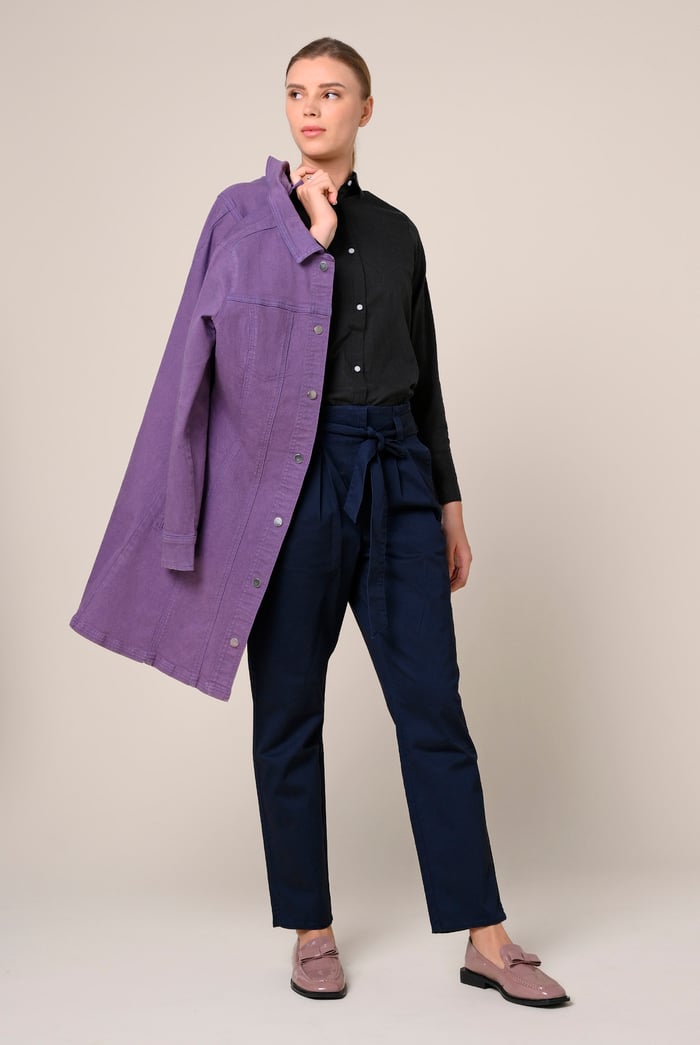 Womens Slim Longline Coloured Jacket