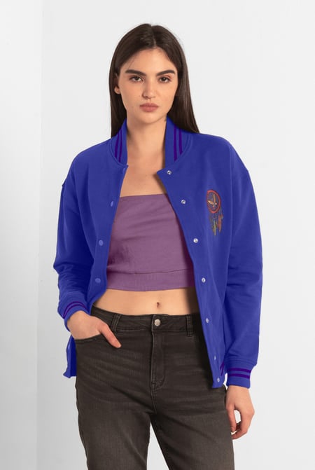 Blue Bomber Jacket