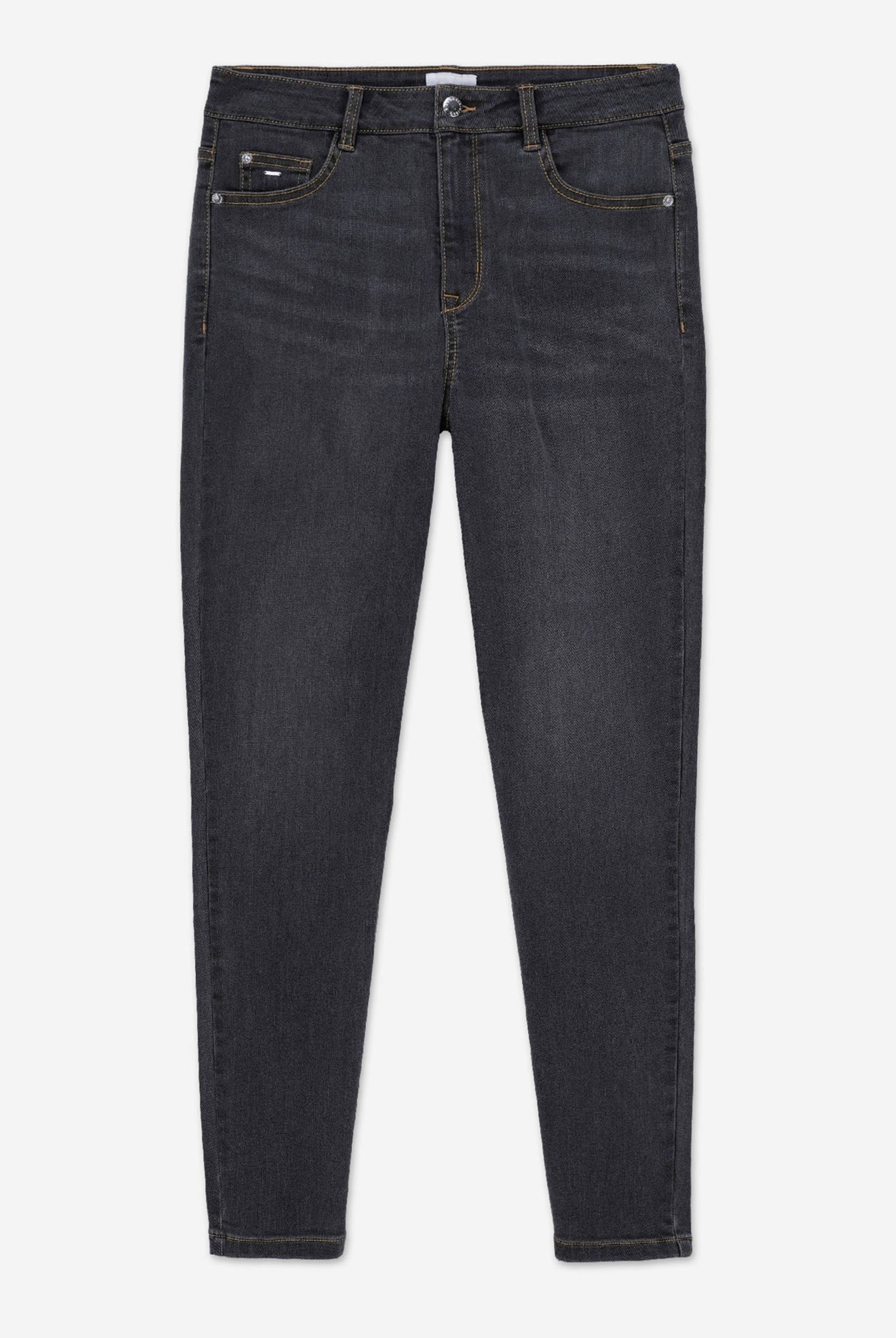 Womens Grey Slim Fit Jeans
