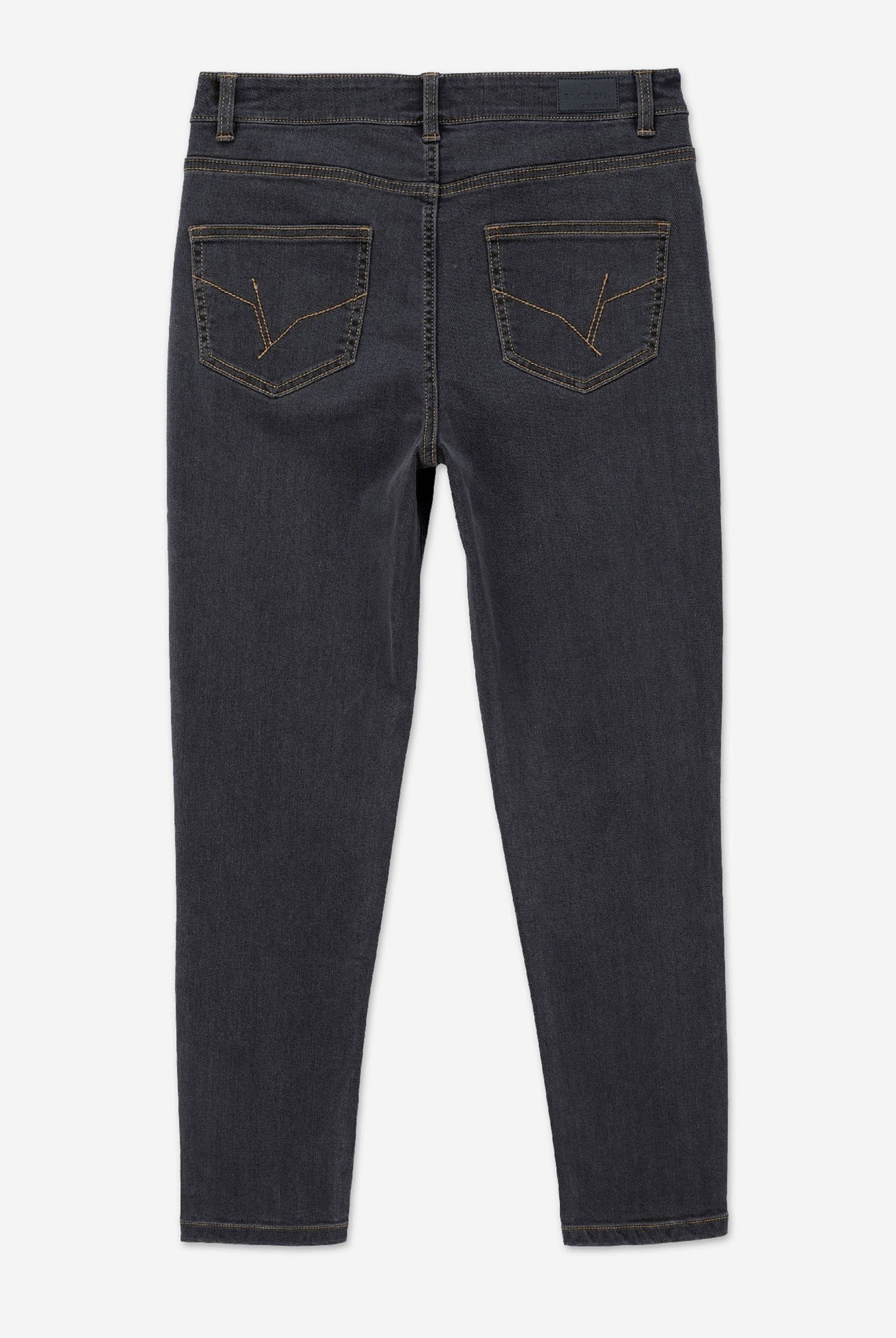 Womens Grey Slim Fit Jeans