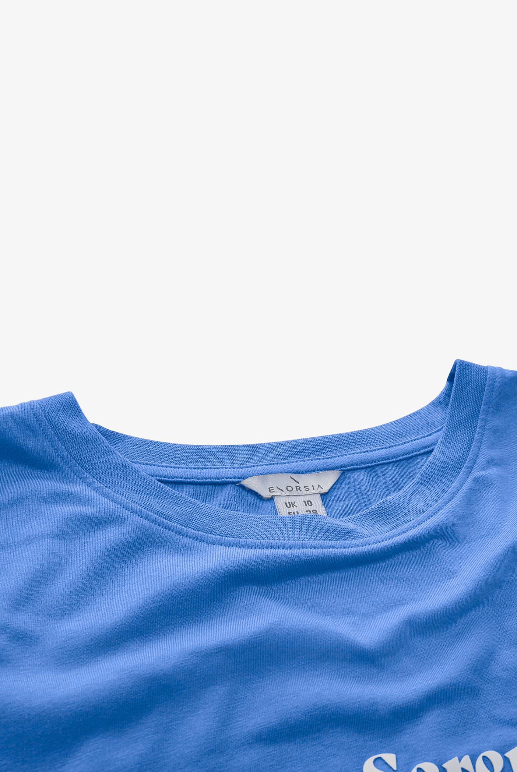 Slogan Print Boxy Relaxed Fit T-Shirt