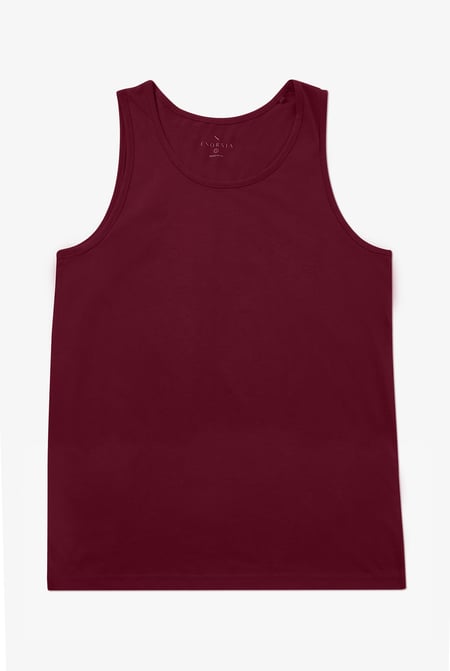 Mens Grey Essential Cotton Vest