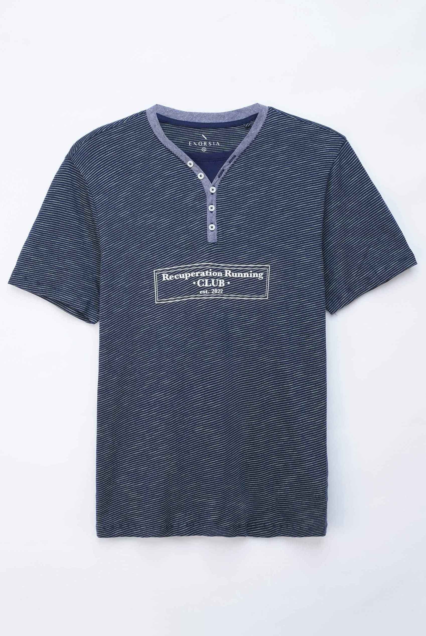 Half Placket Y/D T-Shirt