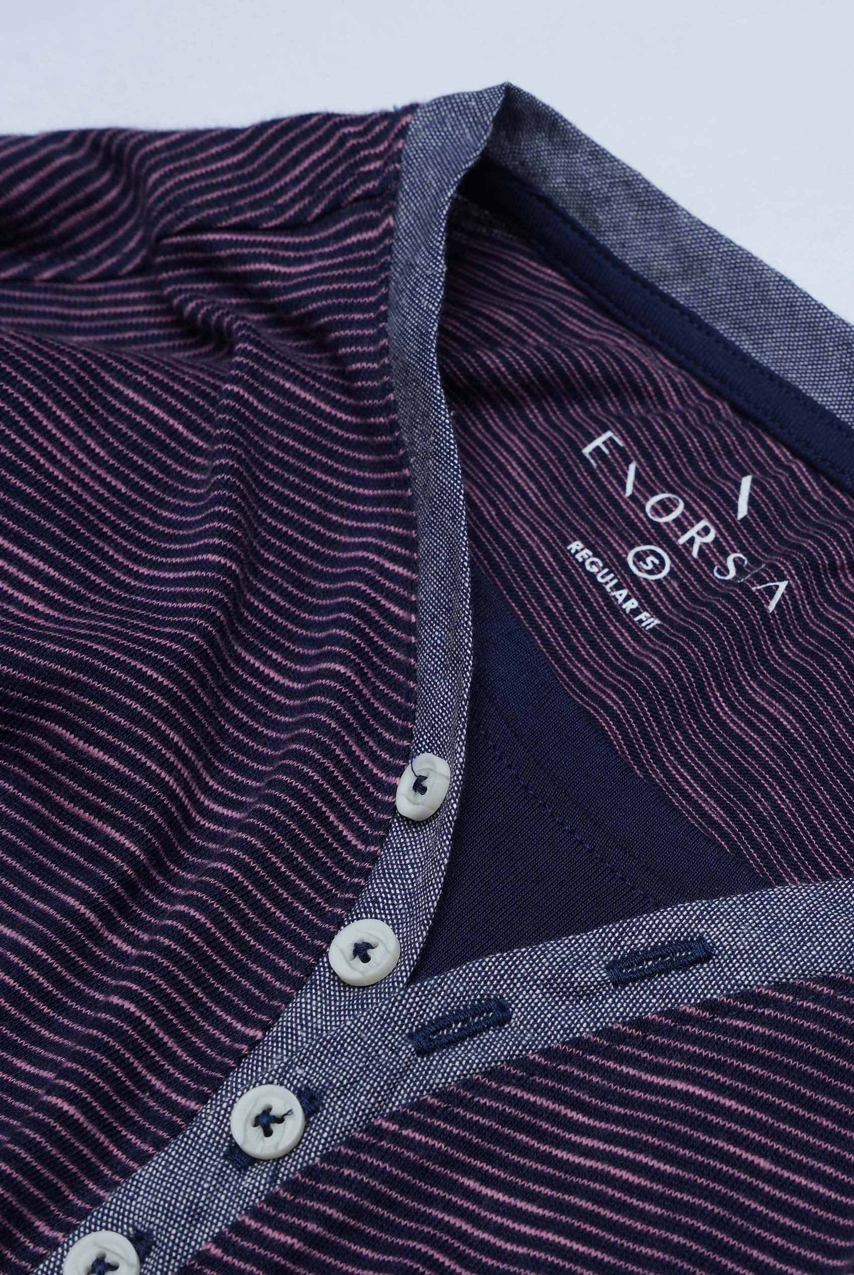 Half Placket Y/D T-Shirt