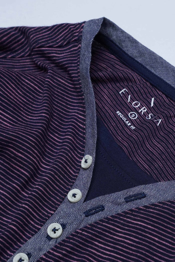 Half Placket Y/D T-Shirt