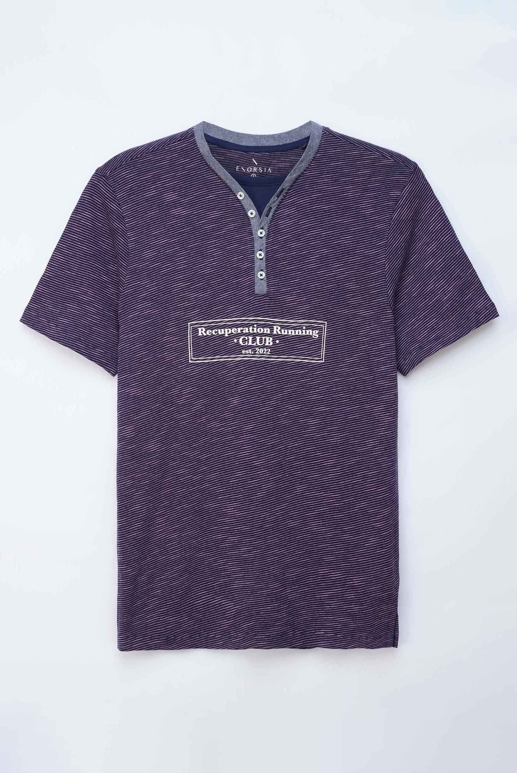 Half Placket Y/D T-Shirt
