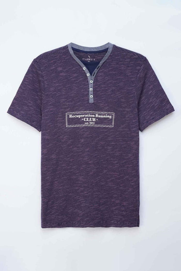 Half Placket Y/D T-Shirt
