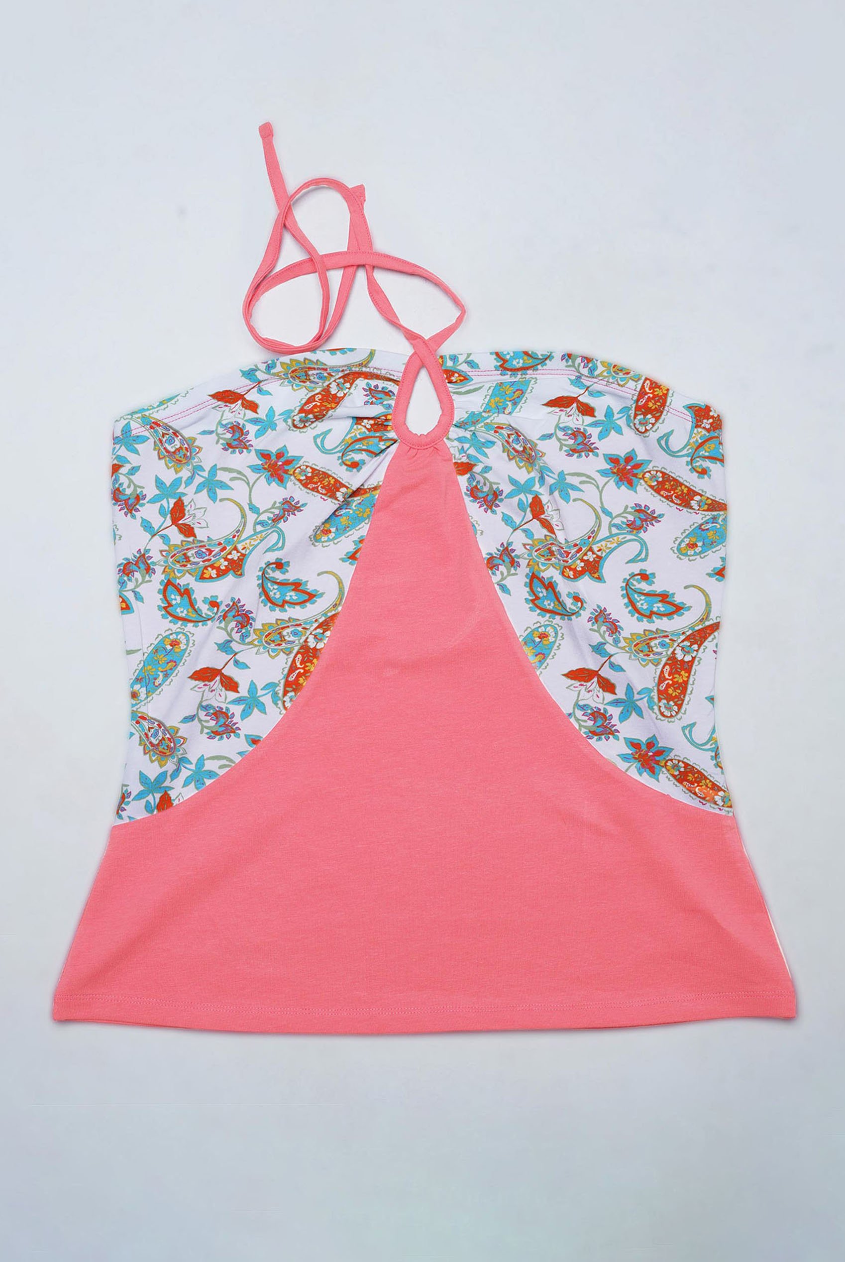 Halter Neck Floral Printed Cami