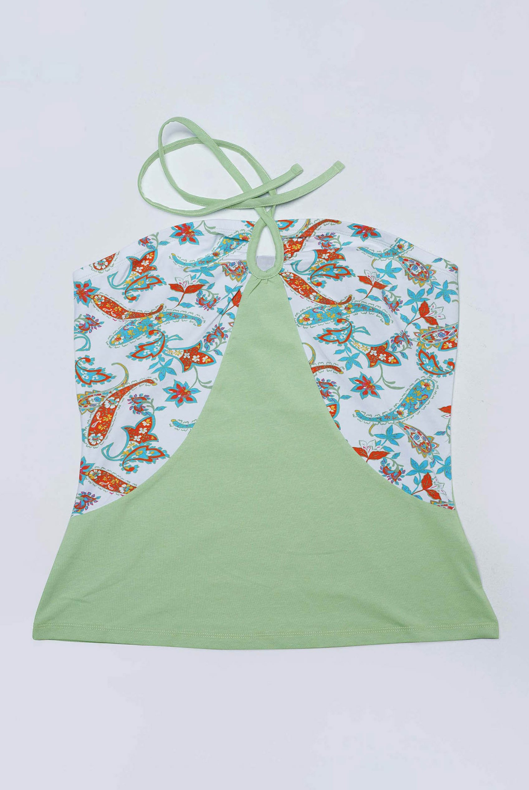 Halter Neck Floral Printed Cami