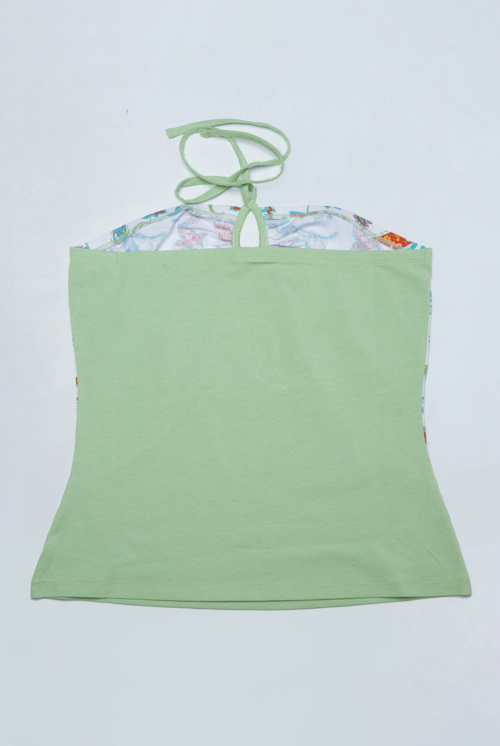 Halter Neck Floral Printed Cami